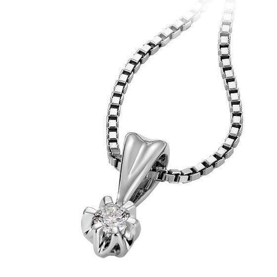 Diamantsmykke Sitara i gull med 0,15 ct W-Si-322115